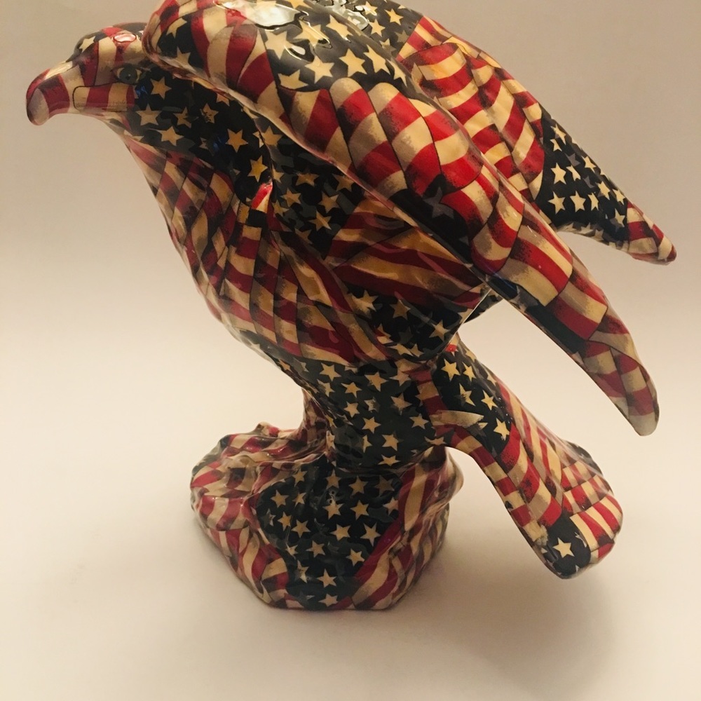 Vintage American Flag Eagle